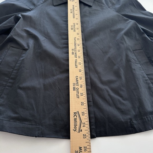 Norma Kamali Jacket 12 Black A-Line Swing Glam Mod Versatile Retro Lightweight - Picture 9 of 13